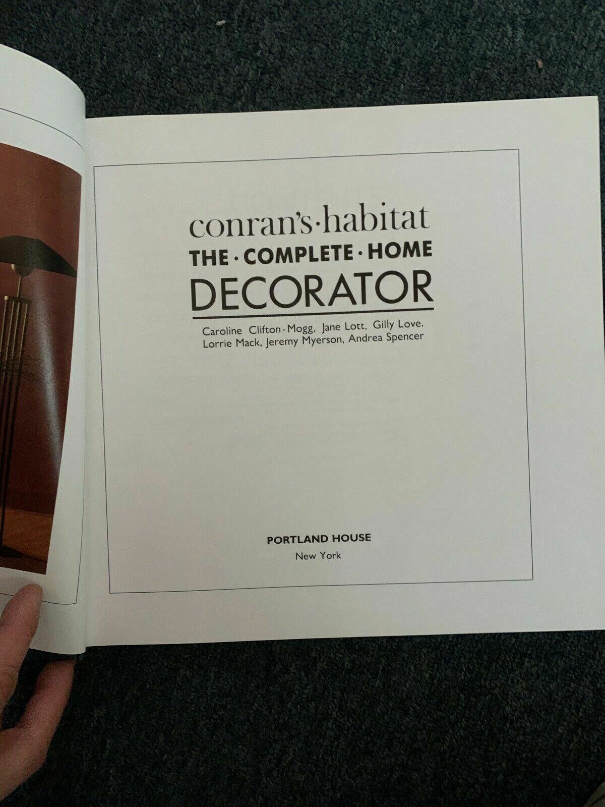 Conran's Habitat: The Complete Home Decorator 1991