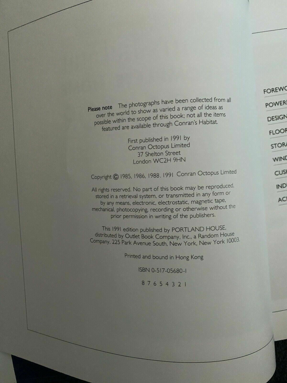 Conran's Habitat: The Complete Home Decorator 1991