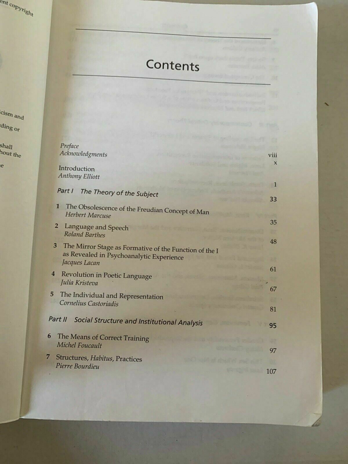 Blackwell Reader in Contemporary Social Theory by PROF Anthony Elliott.