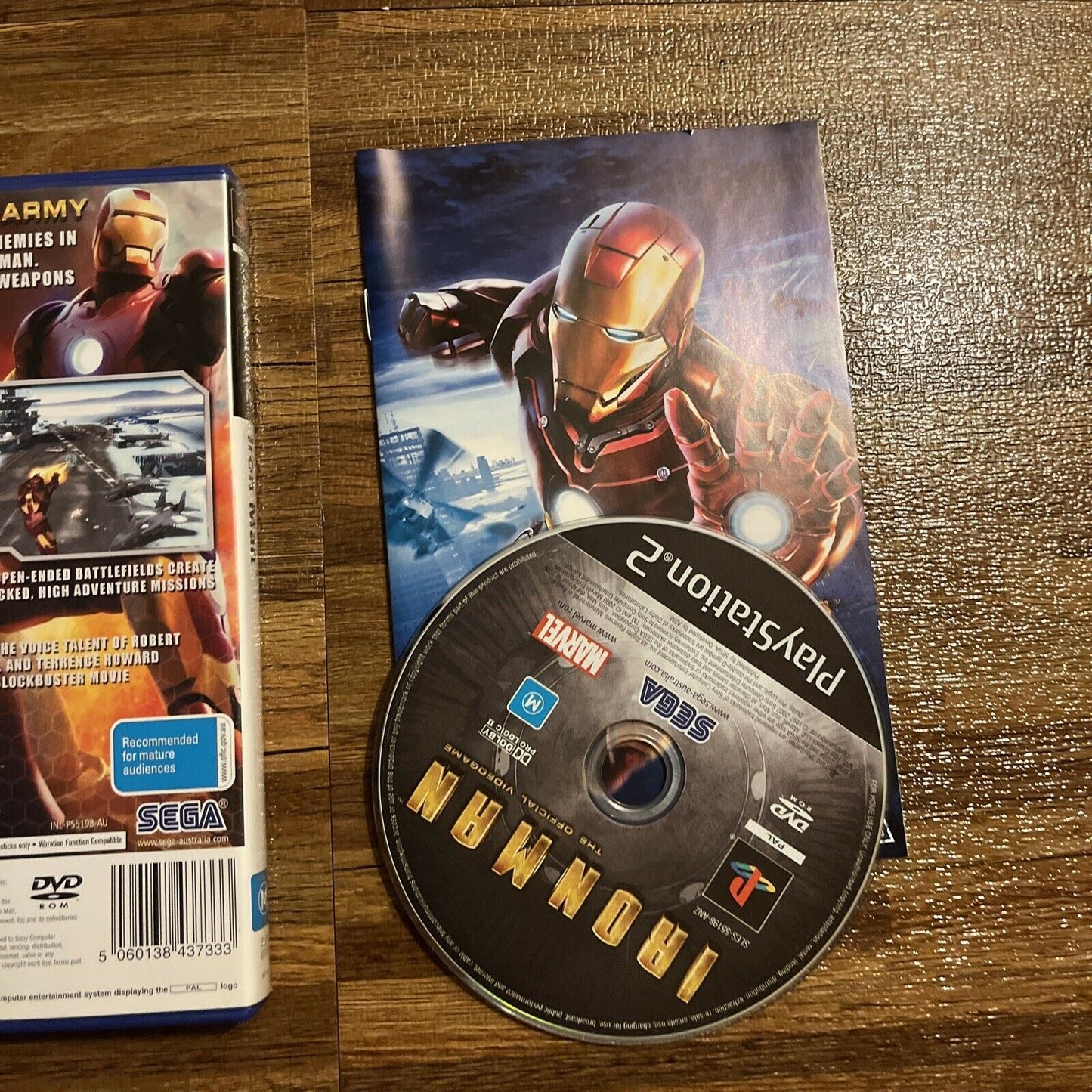 Iron Man - Sony PlayStation 2 PS2 PAL Game with Manual