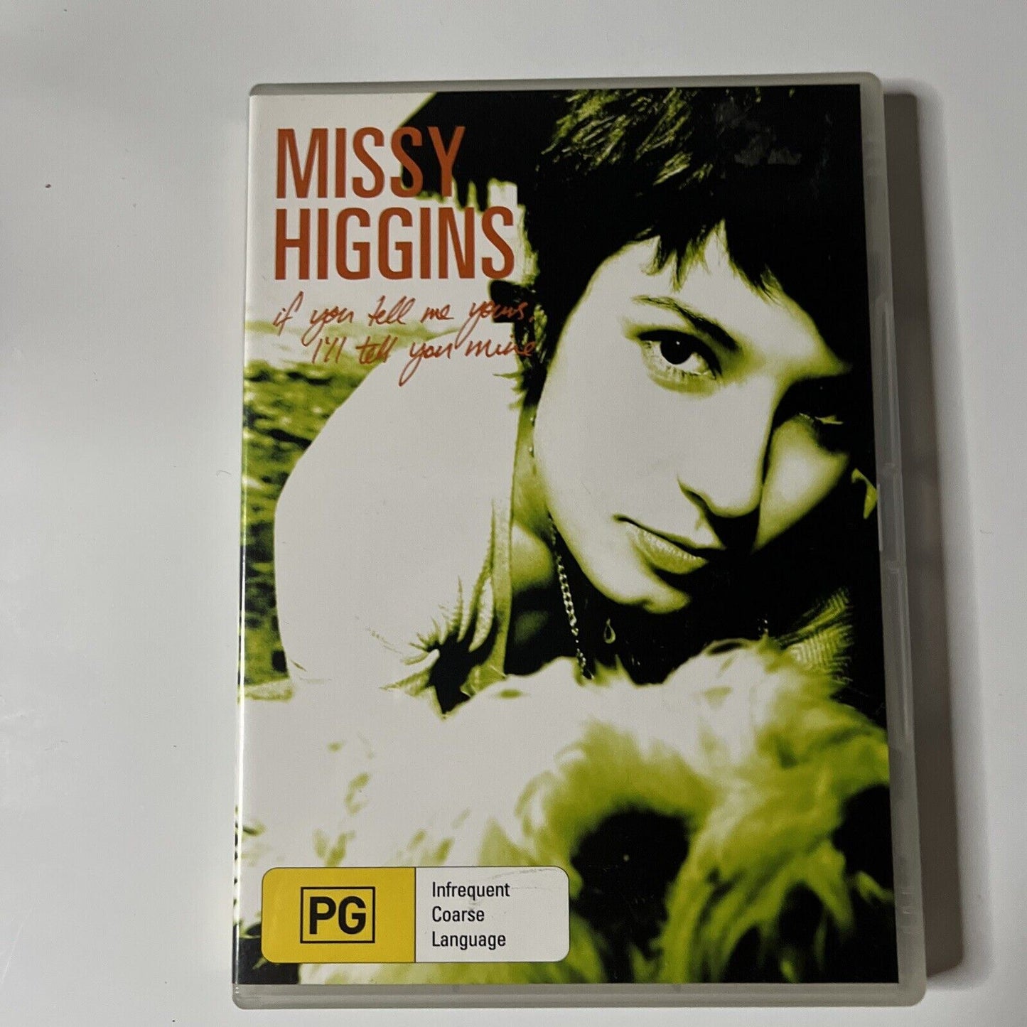 Missy Higgins - If You Tell Me Yours, I'll Tell You Mine (DVD, 2005) All Regions