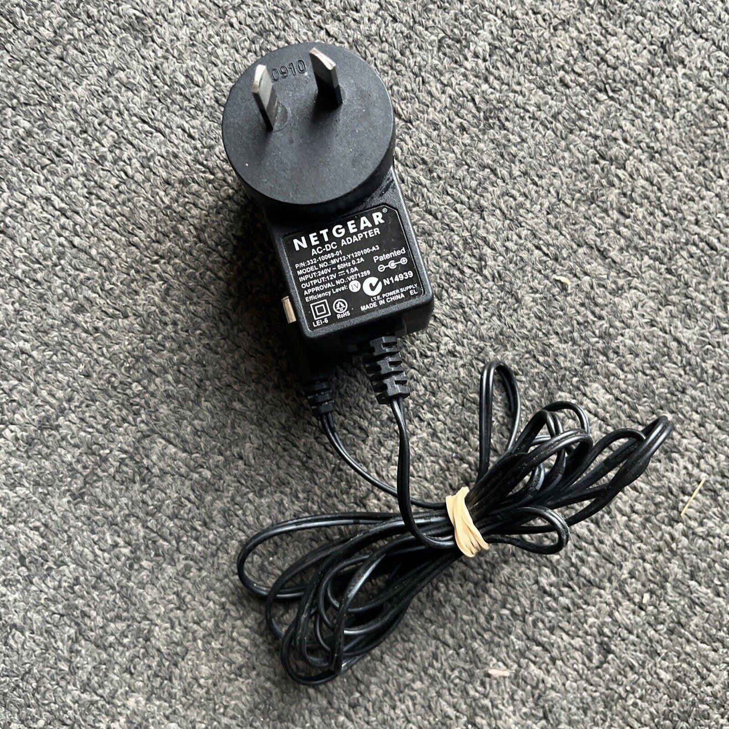 Genuine Netgear MV12-Y120100-A3 AC Adapter 12V  1A