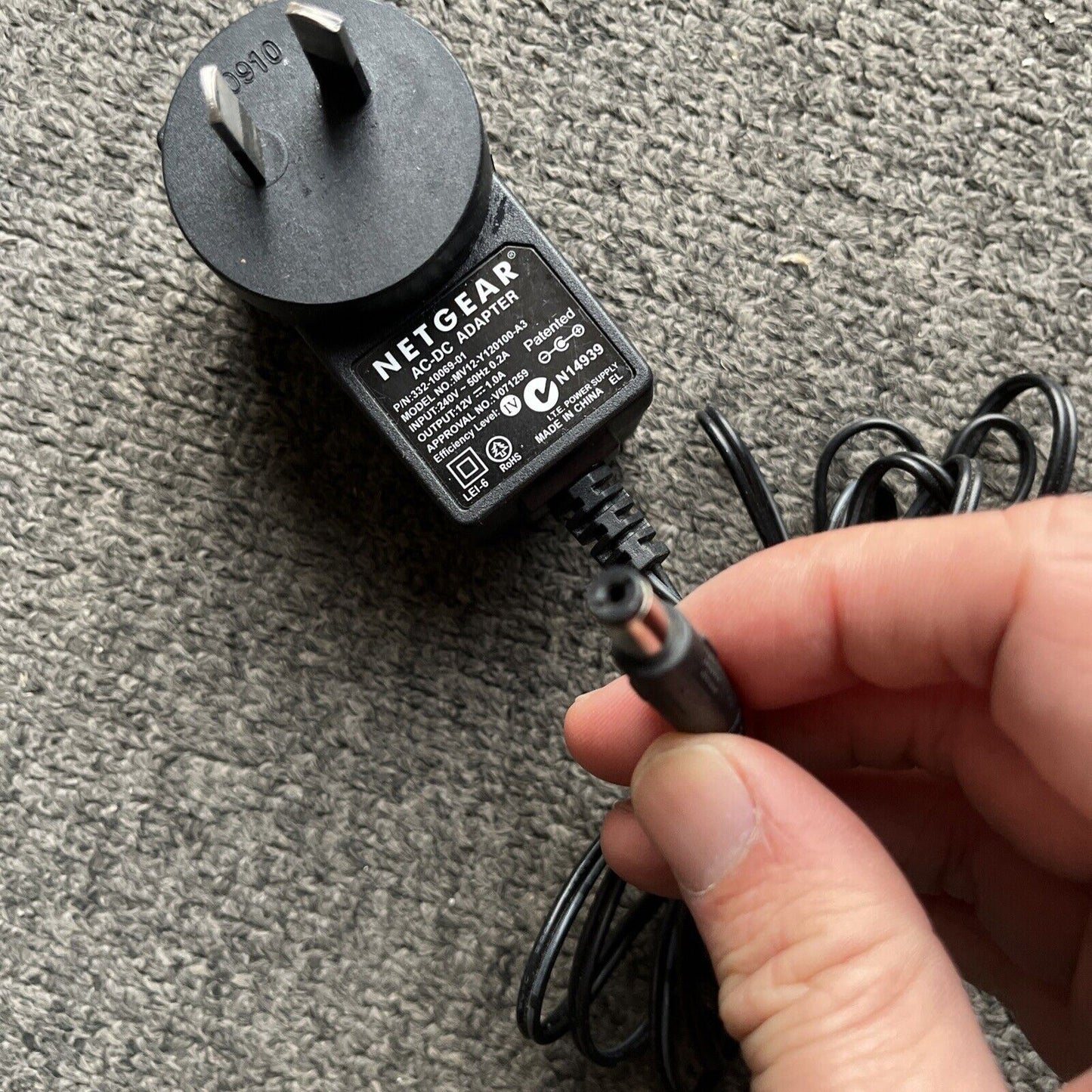 Genuine Netgear MV12-Y120100-A3 AC Adapter 12V  1A