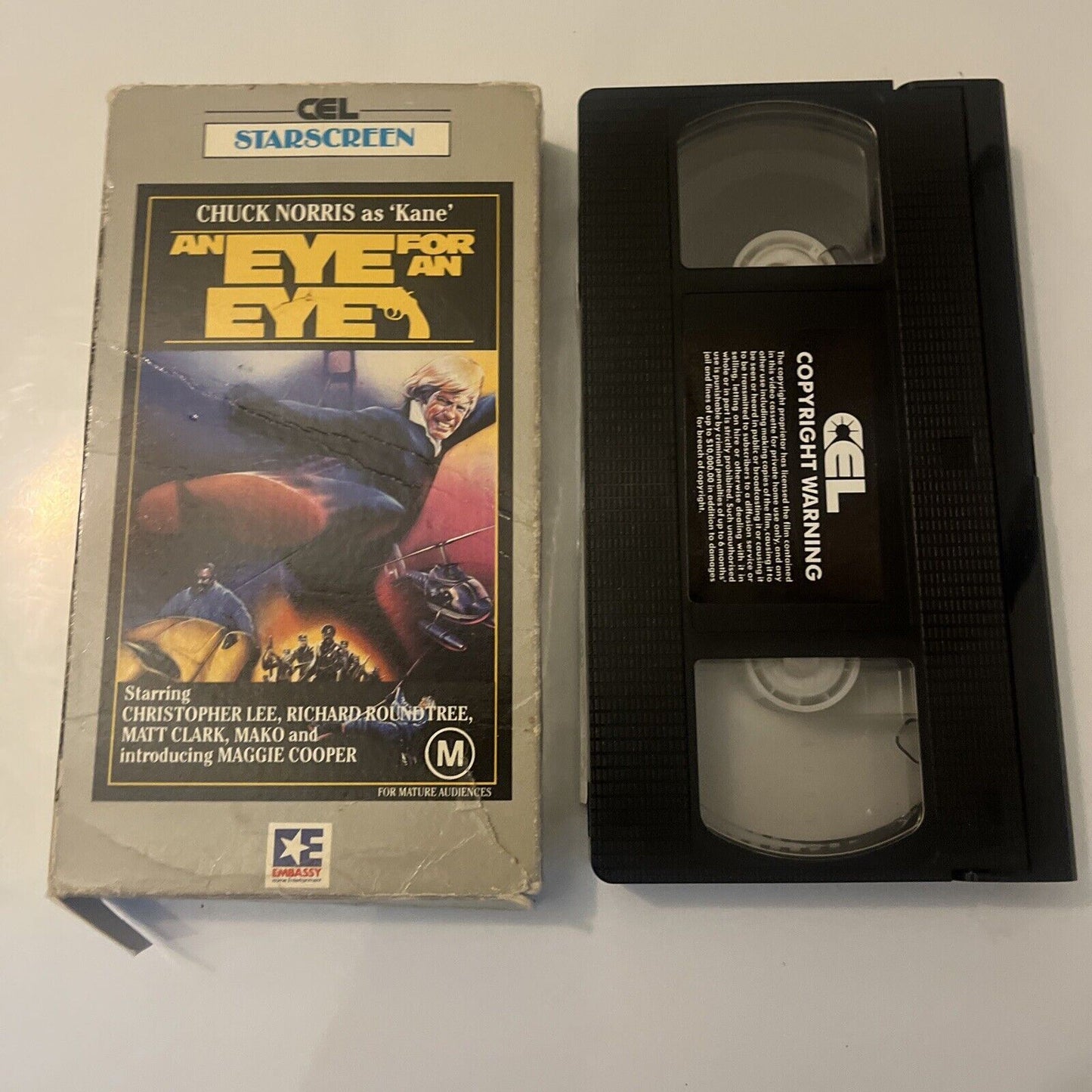 Chuck Norris: An Eye for an Eye (VHS, 1981) PAL