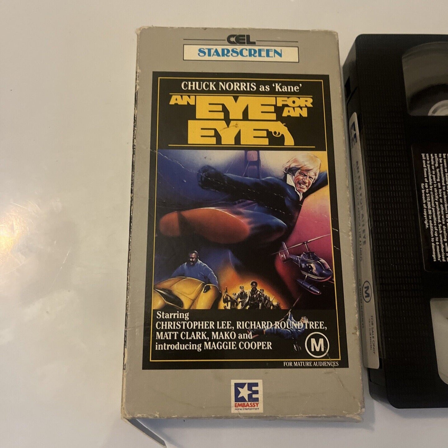 Chuck Norris: An Eye for an Eye (VHS, 1981) PAL