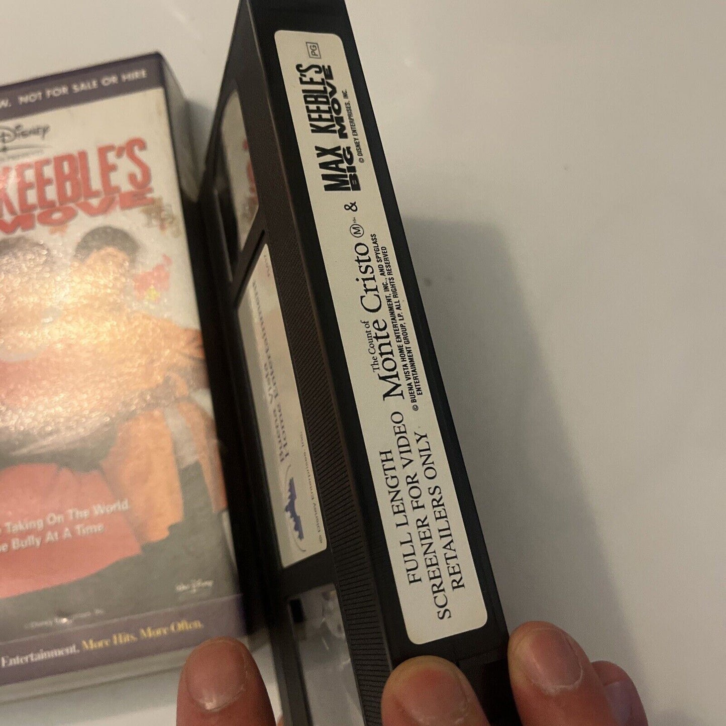 The Count of Monte Cristo / Max Keeble's Big Movie VHS PAL Demo Tape