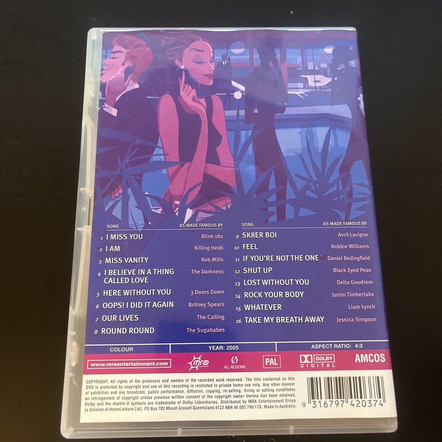 Karaoke Chartbusters - Vol 8 (DVD, 2005)  All Regions