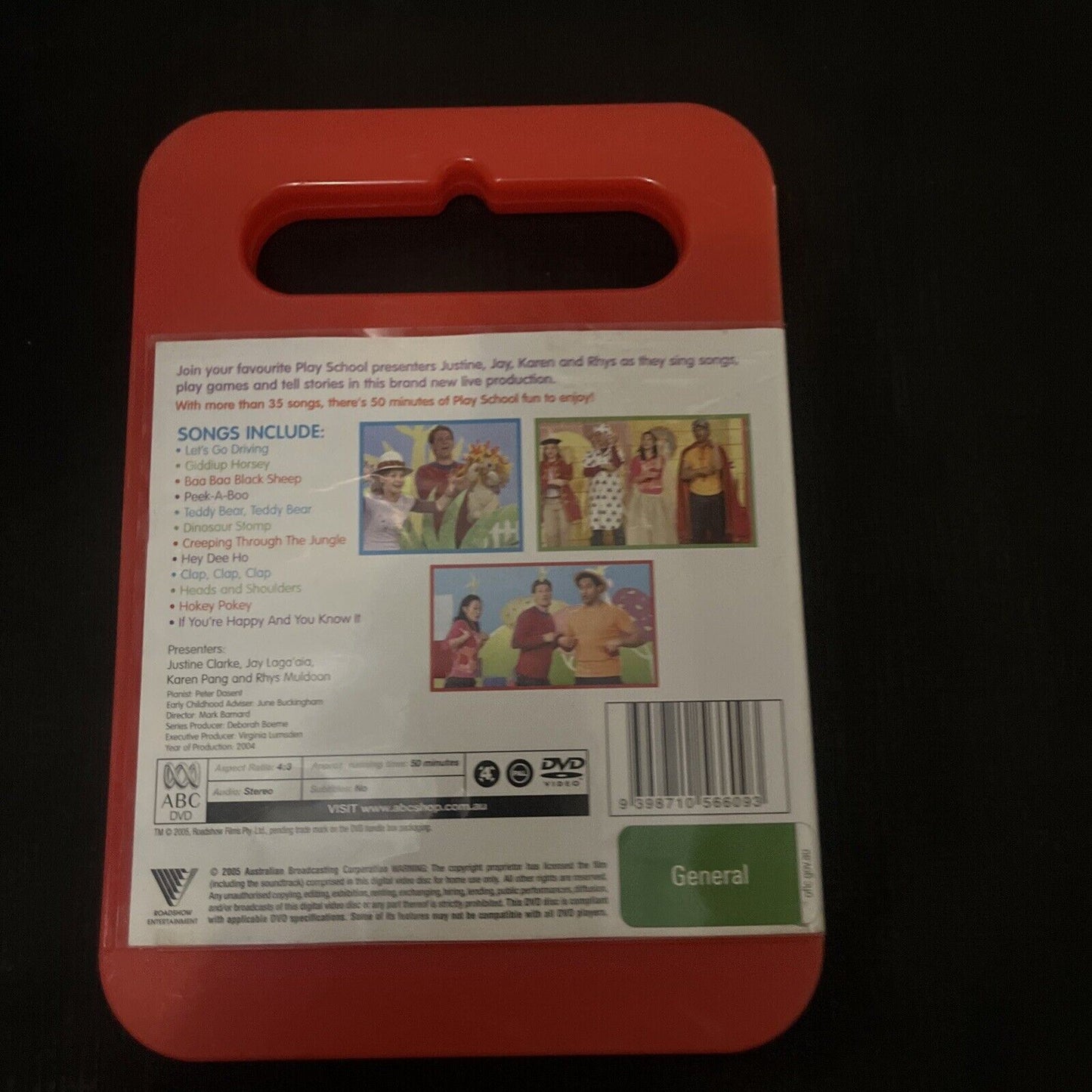 Play School - Live Concert (DVD, 2004) Region 4