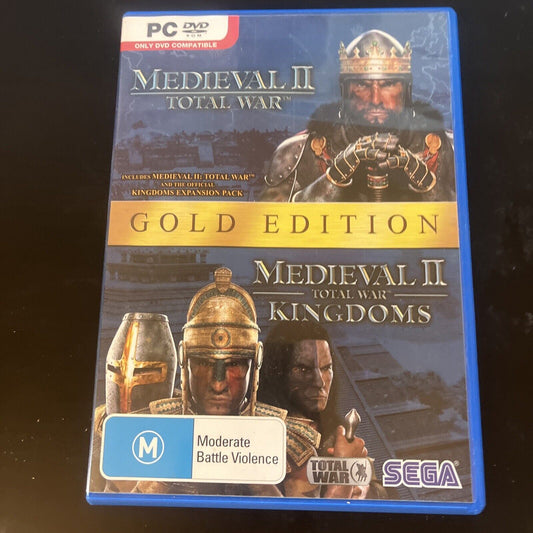 Medieval II - Total War Gold Edition - Windows PC DVD-ROM Game - 2 Disc Set