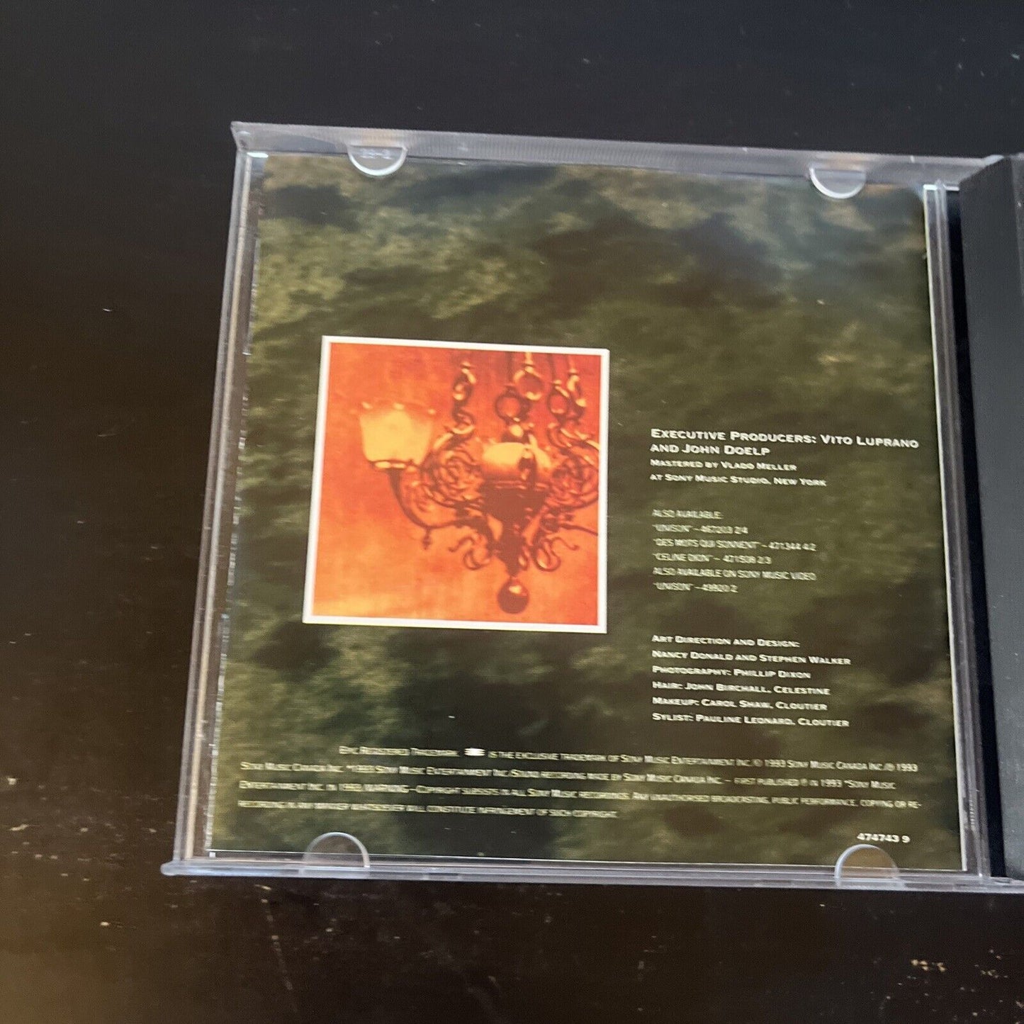 Celine Dion - The Colour Of My Love (CD, 1993)