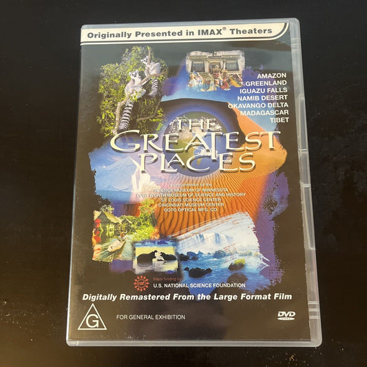 Imax - Greatest Places (DVD, 1998) Region 4 NEW