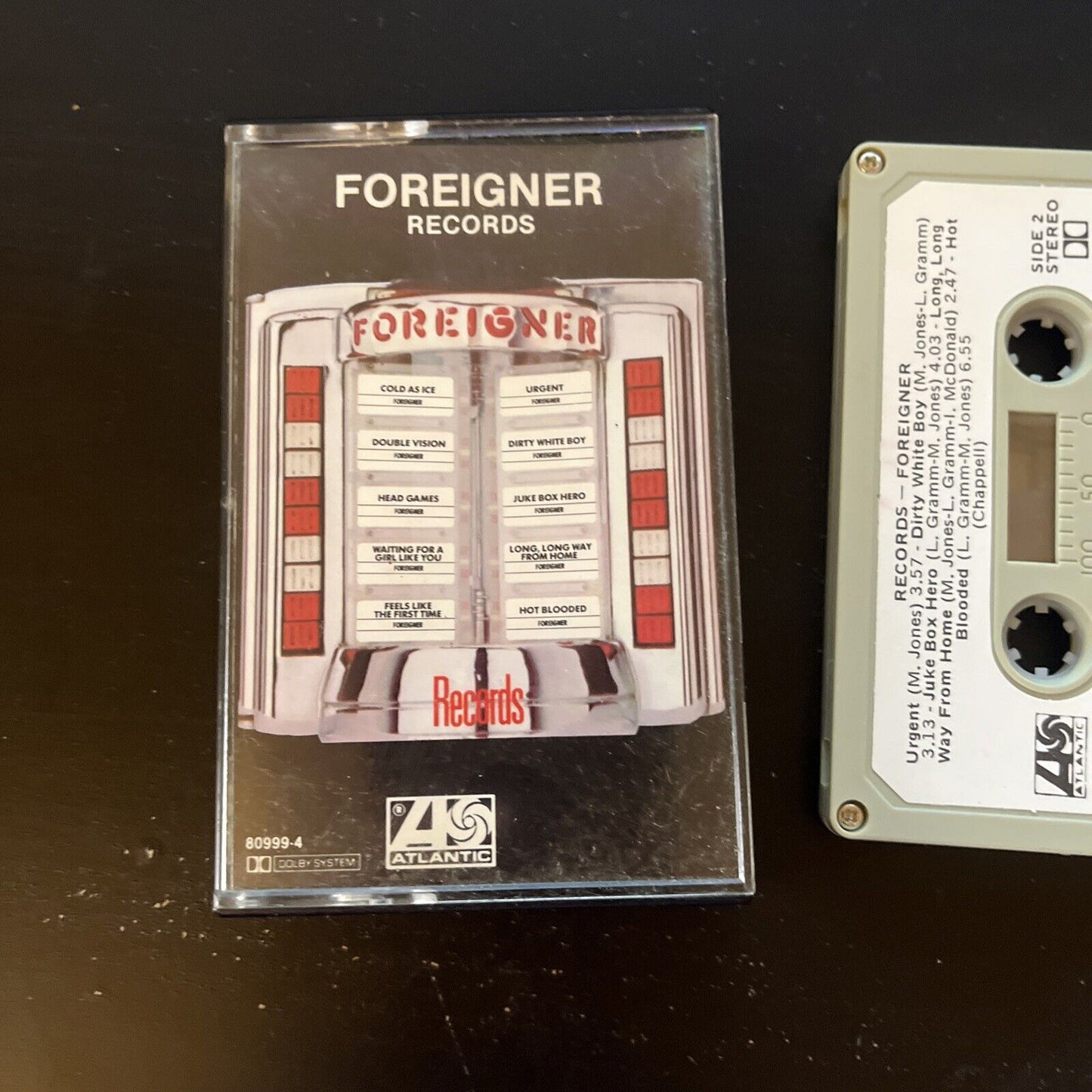 Foreigner - Records (Cassette Tape, 1982) 80999-4