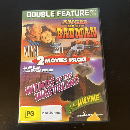 Angel And The Bad Man / Winds Of The Wasteland DVD John Wayne All Regions