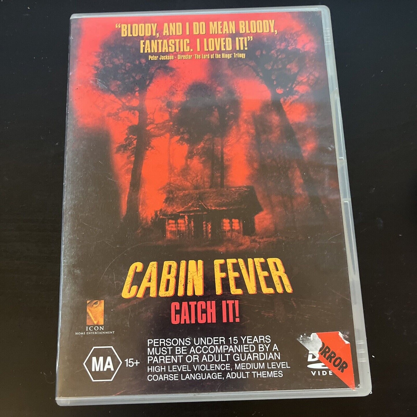 Cabin Fever (DVD, 2002) James De Bello, Rider Strong, Jordan Ladd Region 4