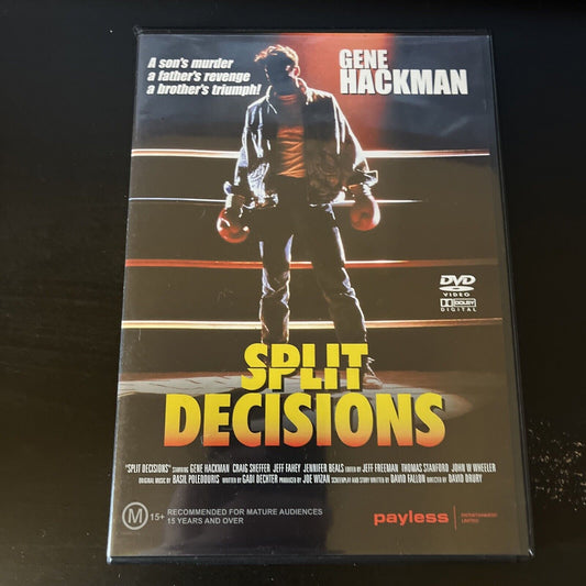 Split Decisions (DVD, 1988) Gene Hackman NEW All Regions