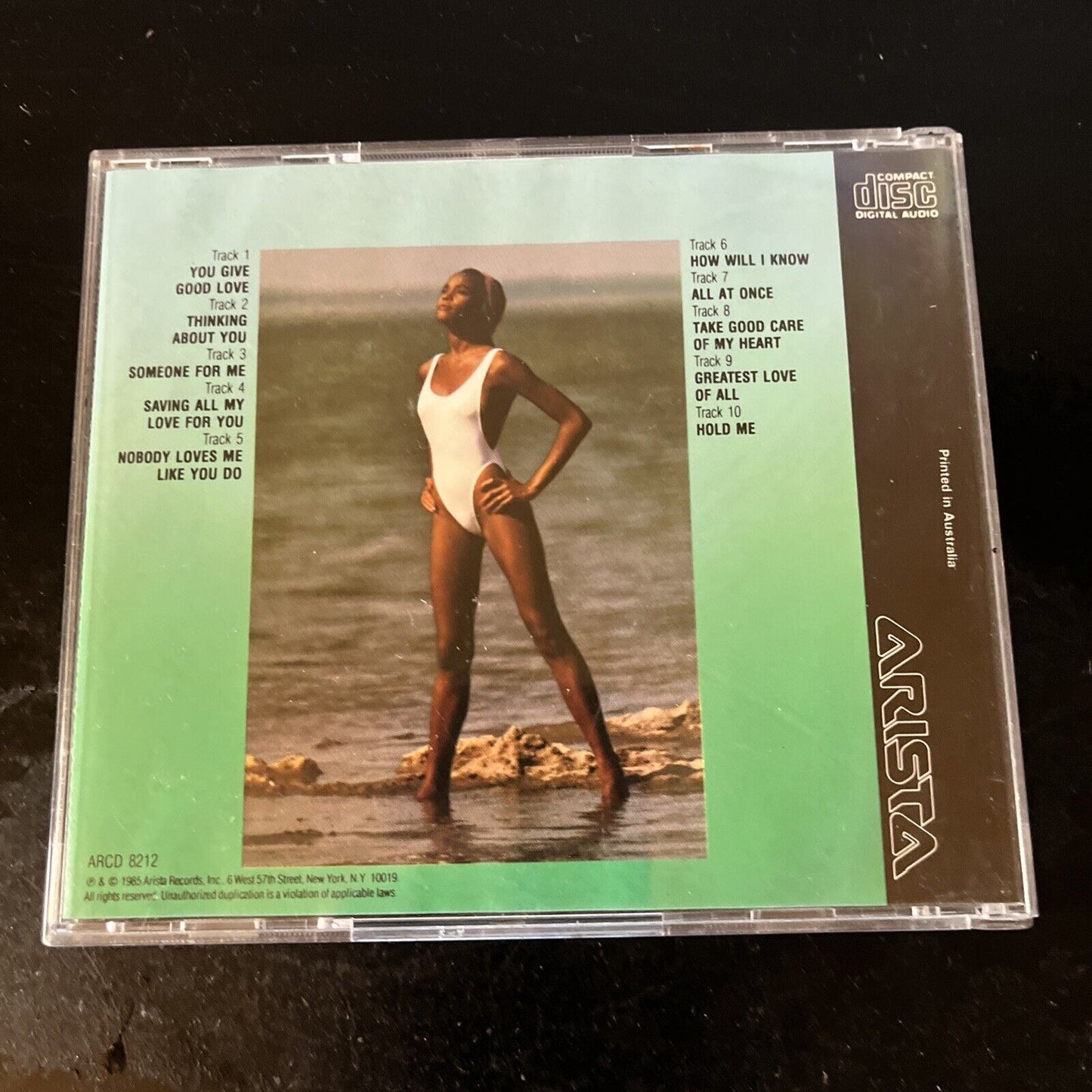 Whitney Houston By Whitney Houston (CD, 1985) Arcd 8212