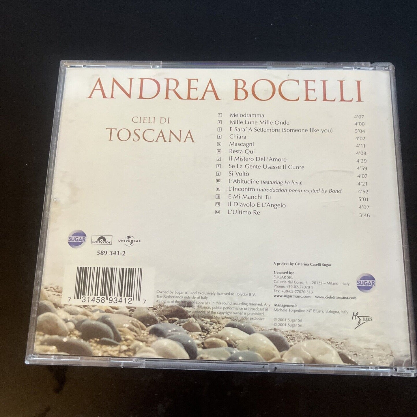 Andrea Bocelli - Cieli Di Toscana (CD, 2001)