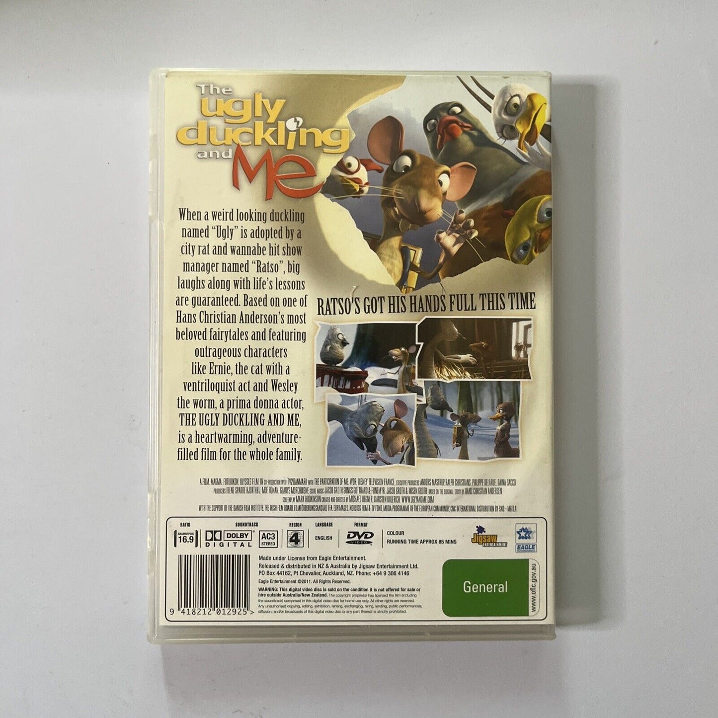 The Ugly Duckling And Me (DVD, 2007) Region 4