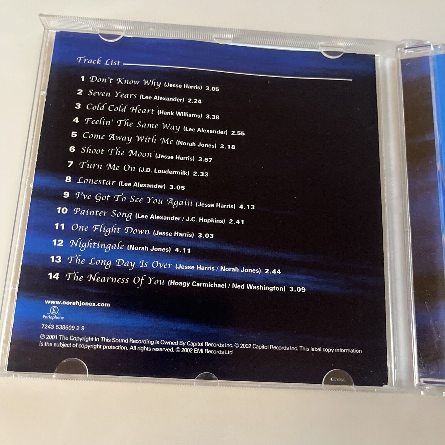 Norah Jones - Come Away with Me  (CD, 2002)