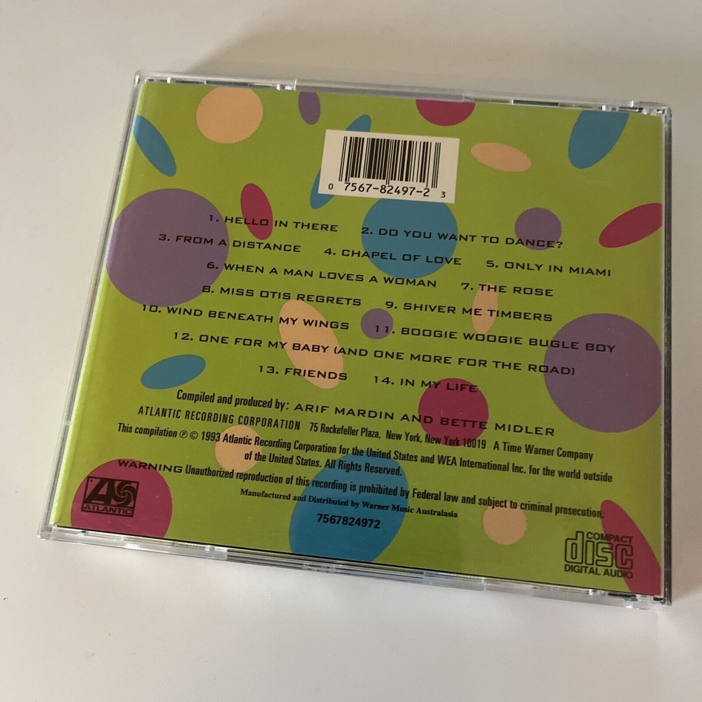 Bette Midler - Experience the Divine Bette Midler: Greatest Hits (CD,  1993)