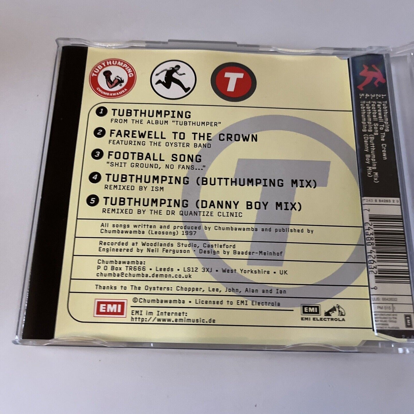 Chumbawamba - Tubthumping (CD, 1997)