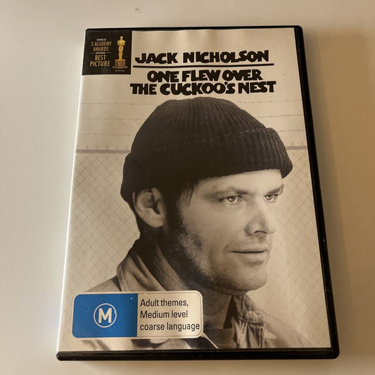 One Flew Over The Cuckoo's Nest (DVD, 1975) Jack Nicholson Region 4