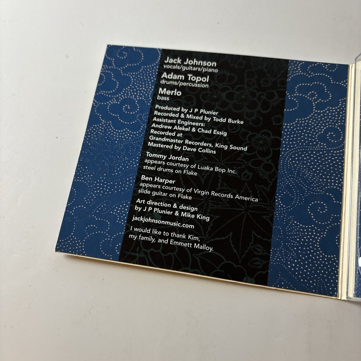 Jack Johnson - Brushfire Fairytales (CD, 2000) Japan Uicu-1028 Digipak