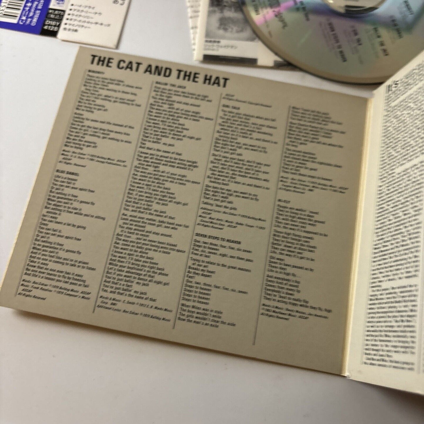 Ben Sidran - The Cat And The Hat (CD, 1979) Obi Japan D18y4128 Digipak