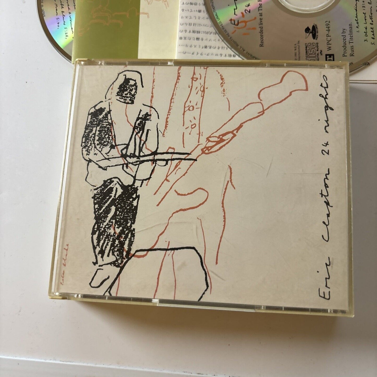 Eric Clapton - 24 Nights (CD, 1991, 2-Disc) Japan Wpcp-4491-2