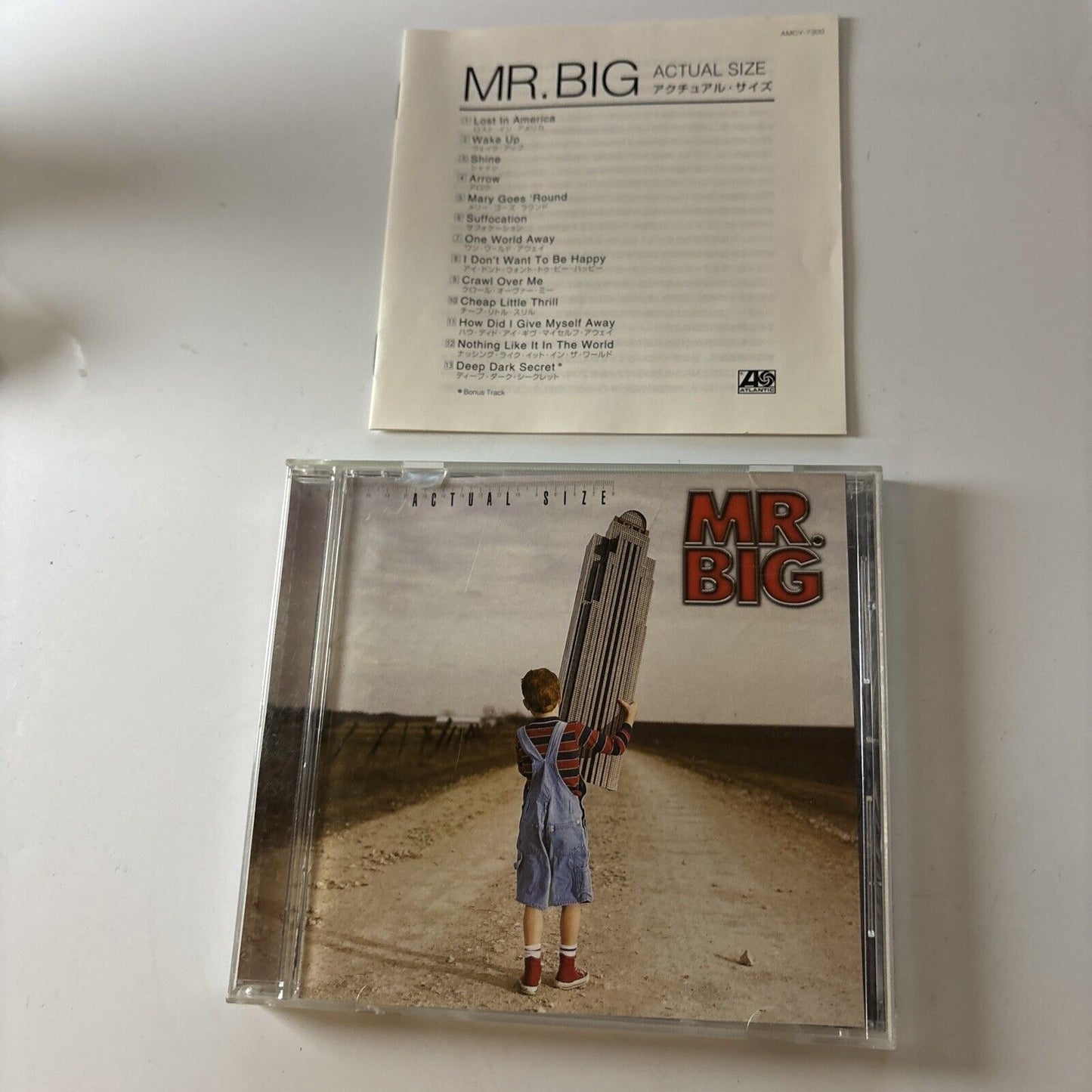 Mr Big - Actual Size (CD, 2001) Japan Amcy-7300