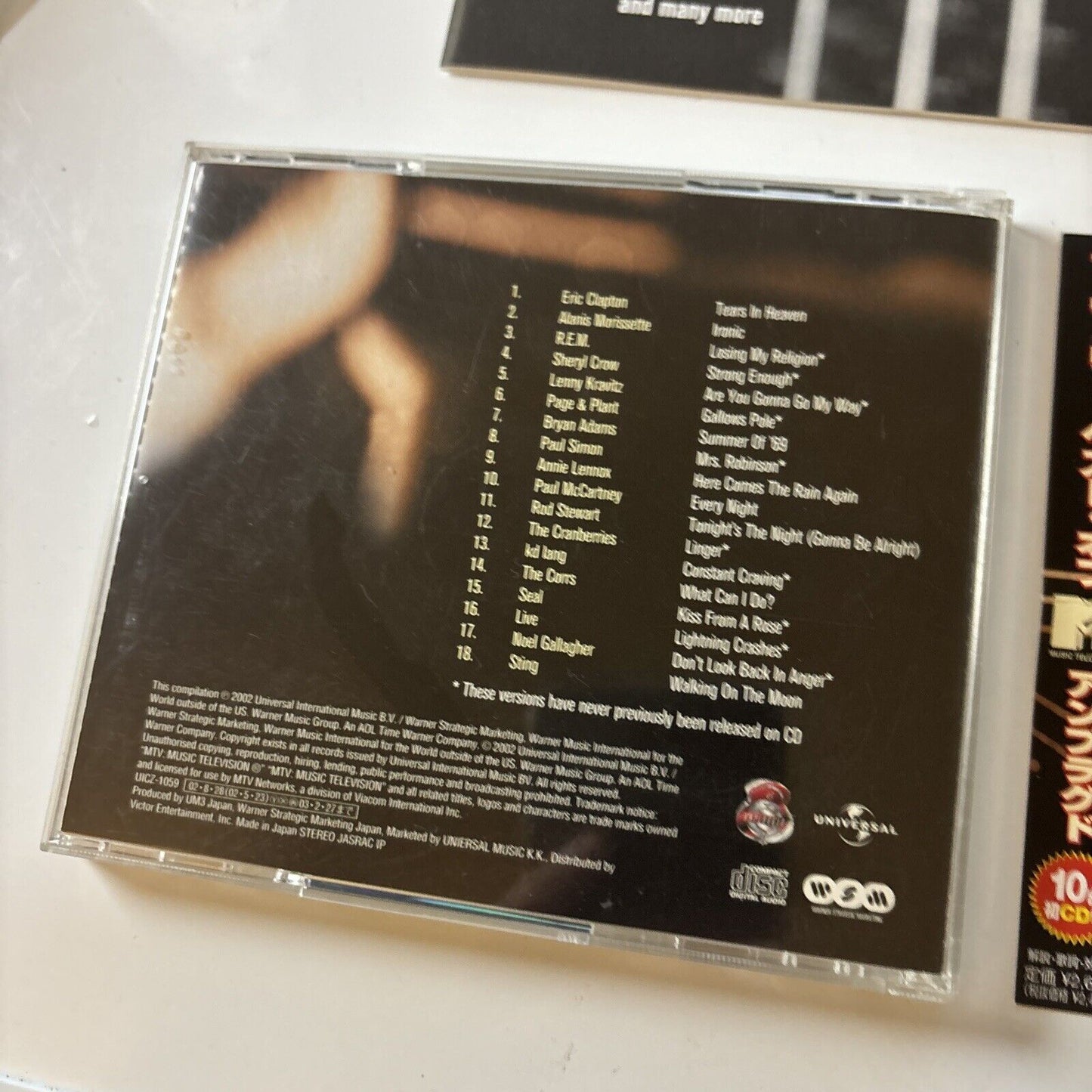 The Best Of MTV Unplugged (CD, 2002) Japan Obi Uicz-1059