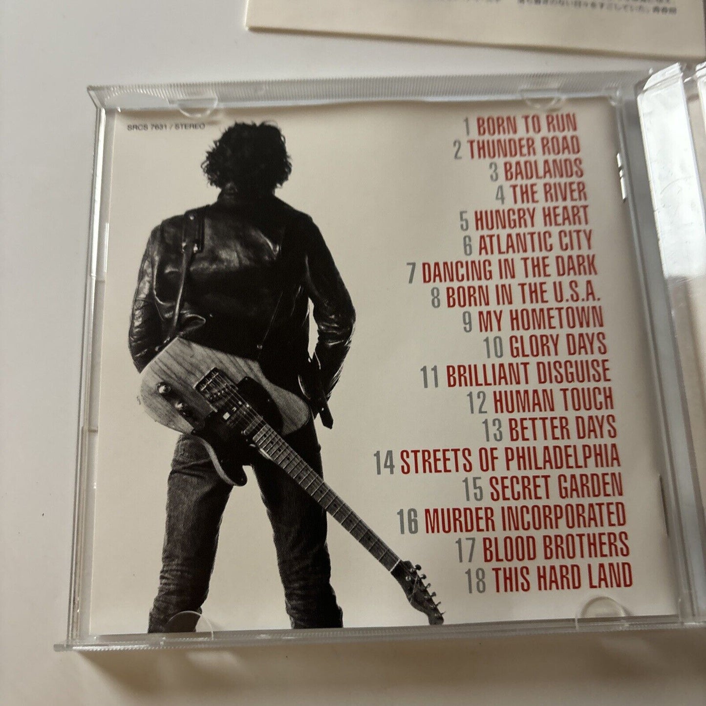 Bruce Springsteen - Greatest Hits (CD, 1995) Japan Srcs-7631