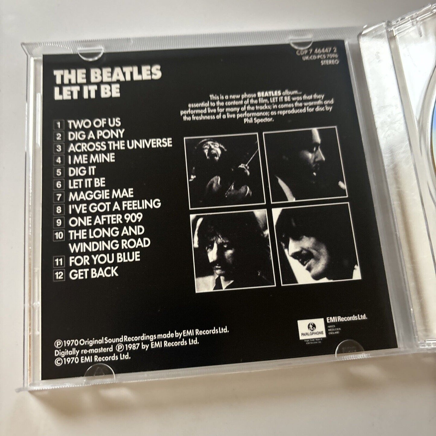 The Beatles - Let It Be (CD, 1987)