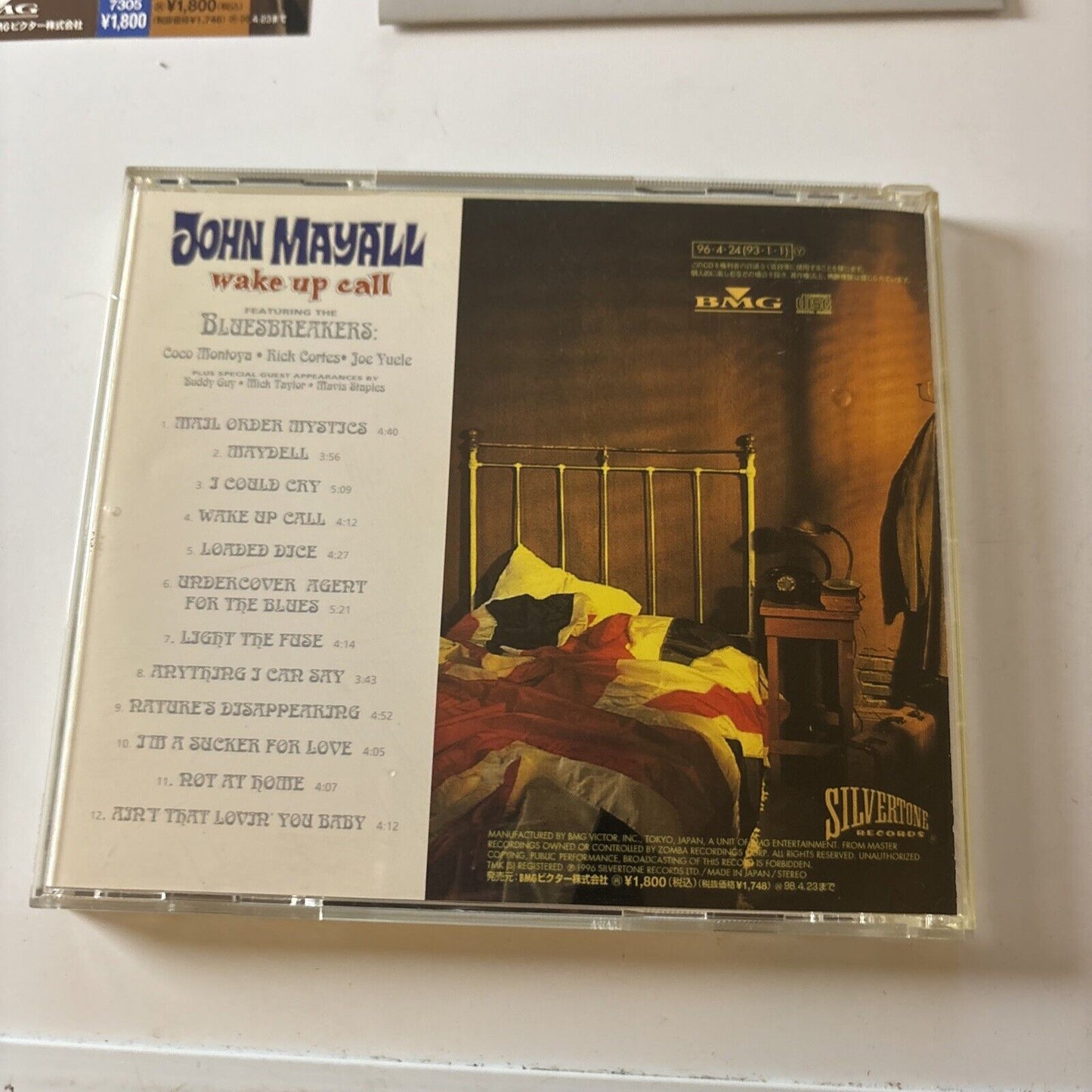 John Mayall - Wake Up Call (CD, 1996) Japan Obi Bvcq-7305