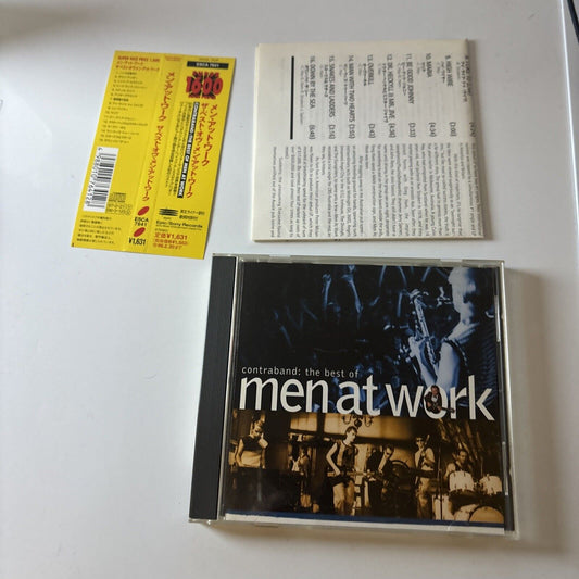 MEN AT WORK - Contraband: The Best Of (CD, 1997) ESCA-7641 Japan Obi