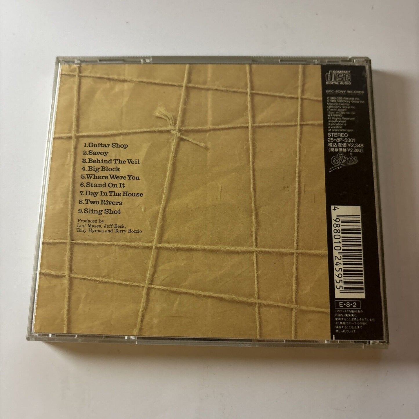 Jeff Beck's Guitar Shop With Terry Bozzio & Tony Hymas (CD, 1989)  25-8P-5301