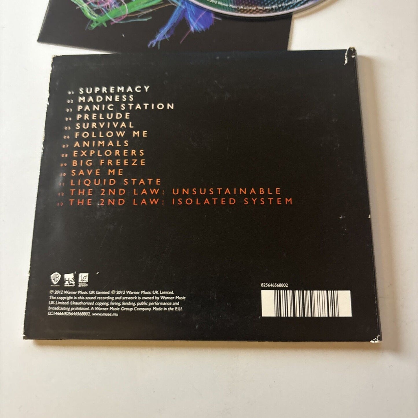Muse - 2nd Law (CD, 2012)