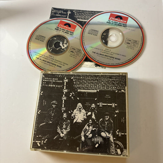 The Allman Brothers Band At Fillmore East (CD, 1989, 2-Disc) Japan P36p-22033/4