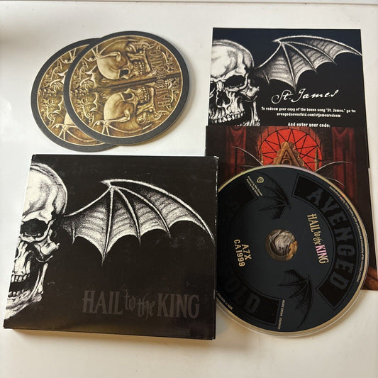Avenged Sevenfold - Hail to the King /w Coaster (CD, 2013) Digipak