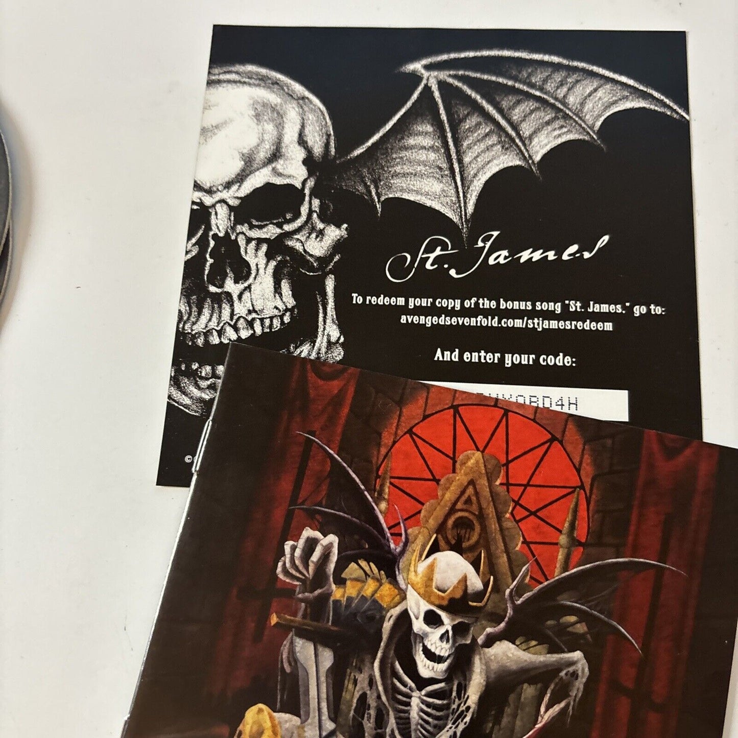 Avenged Sevenfold - Hail to the King /w Coaster (CD, 2013) Digipak