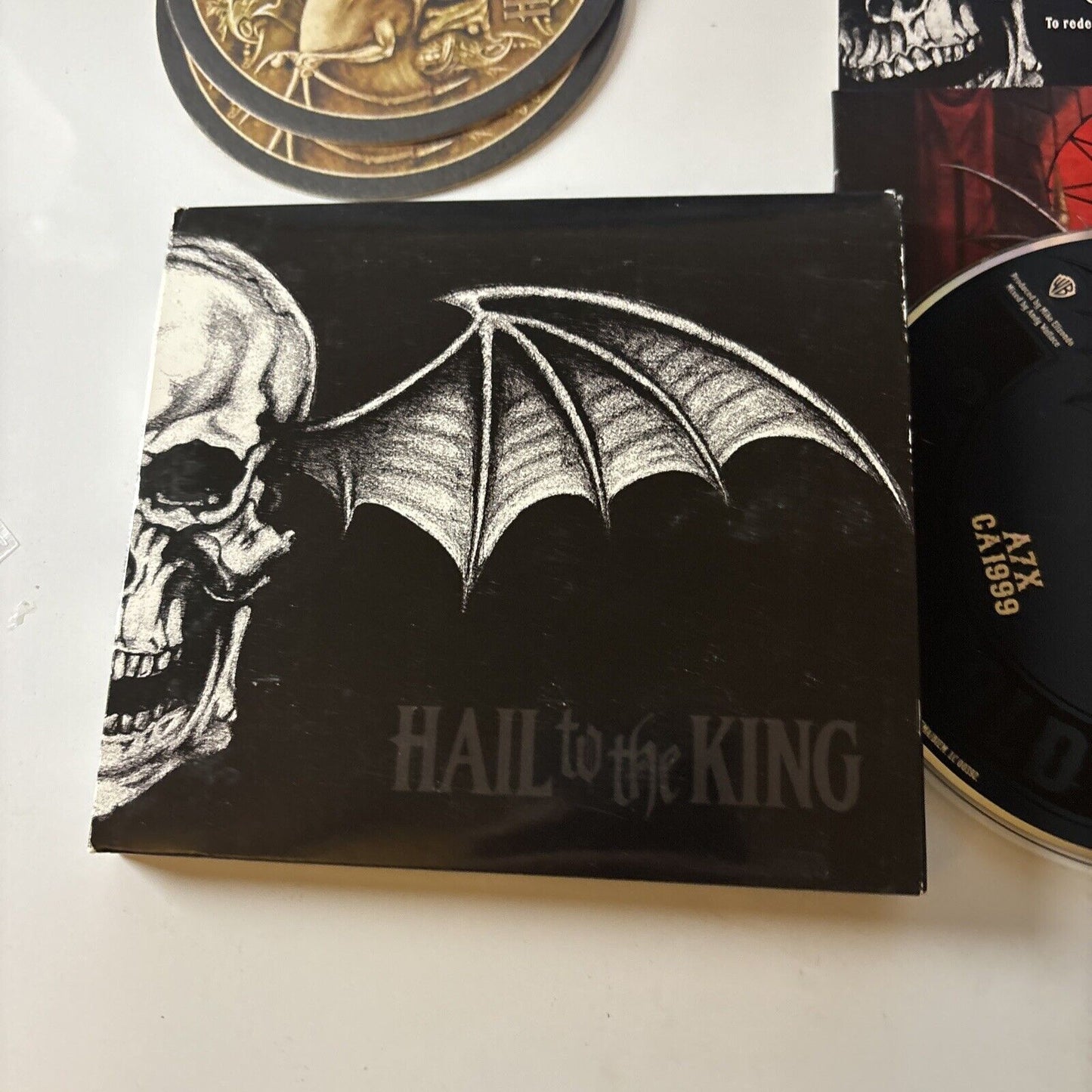 Avenged Sevenfold - Hail to the King /w Coaster (CD, 2013) Digipak