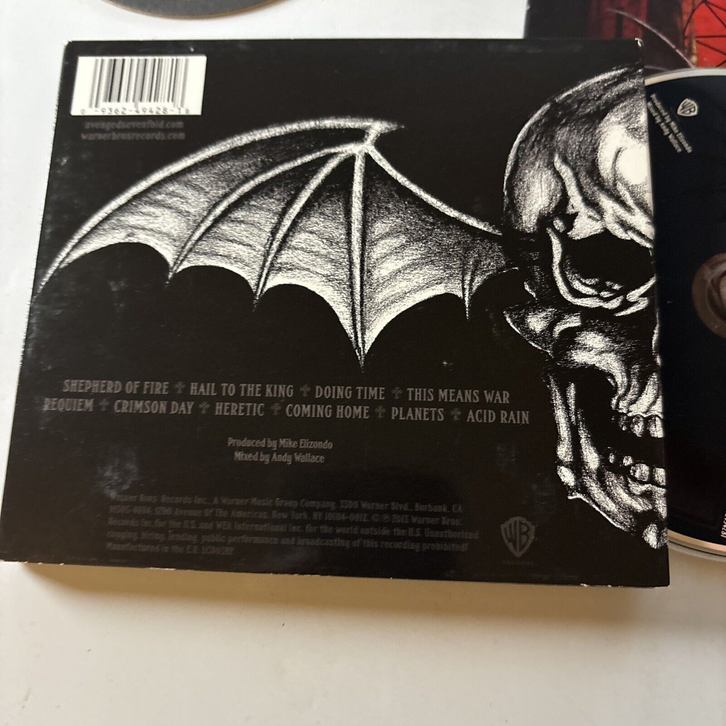 Avenged Sevenfold - Hail to the King /w Coaster (CD, 2013) Digipak