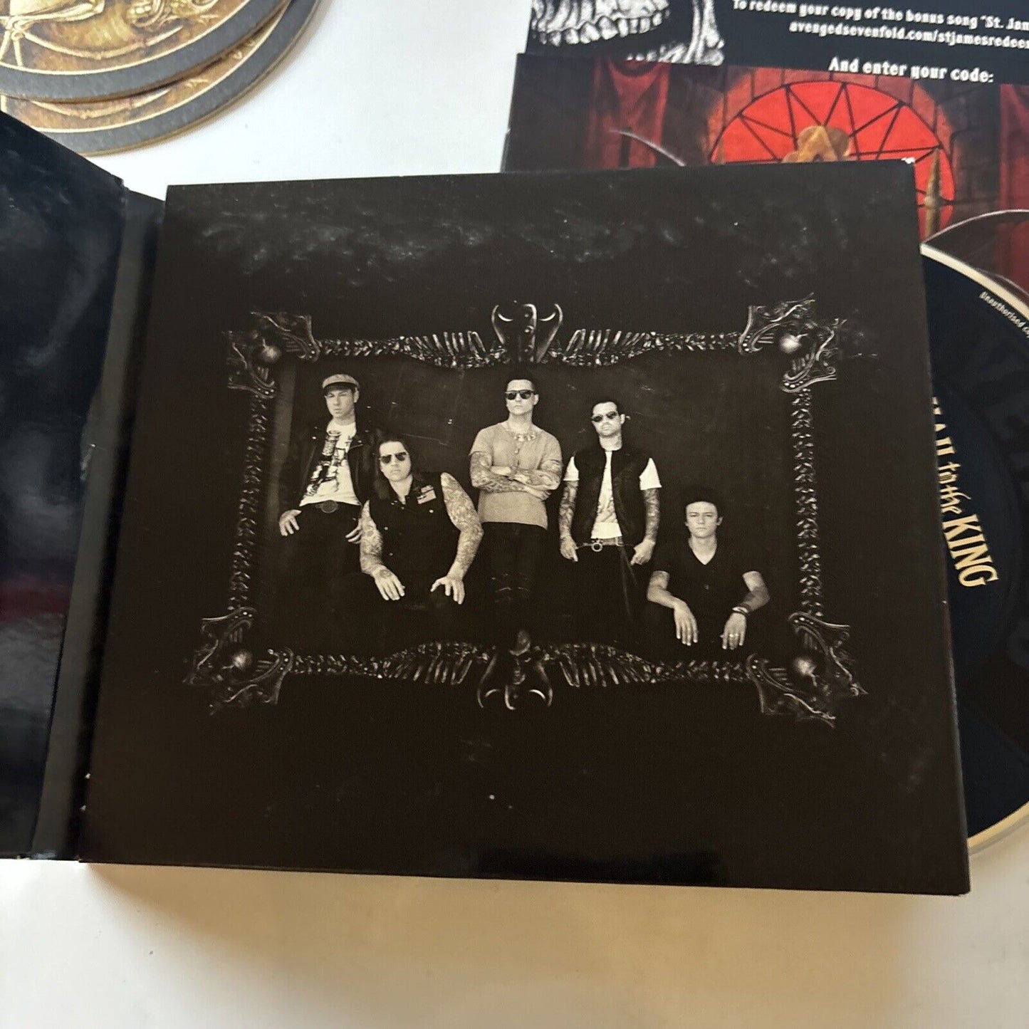 Avenged Sevenfold - Hail to the King /w Coaster (CD, 2013) Digipak
