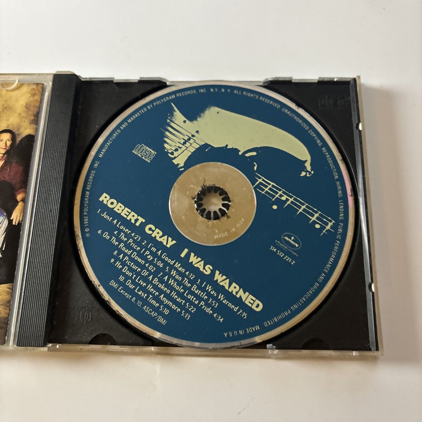 The Robert Cray Band - I Was Warned (CD, 1992)