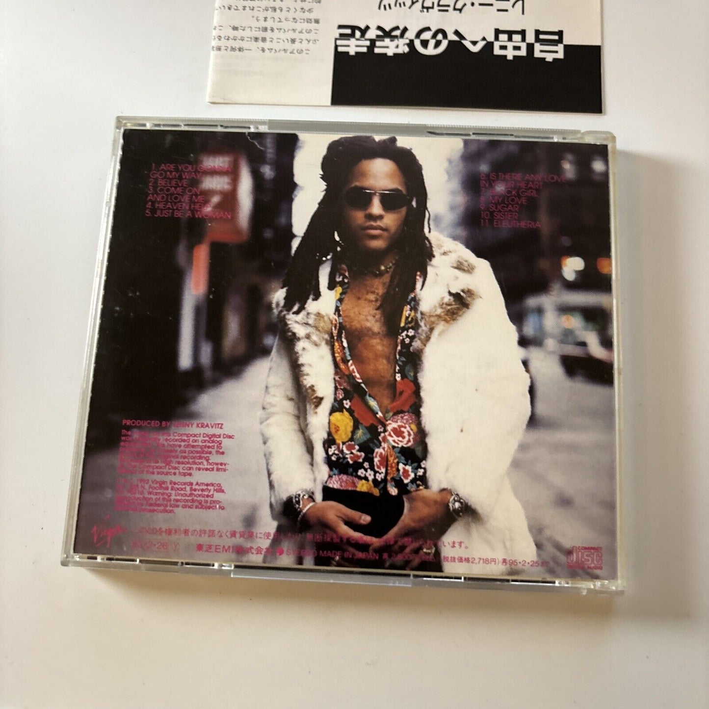 Lenny Kravitz - Are You Gonna Go My Way (CD, 1993) Japan Vjcp-28156