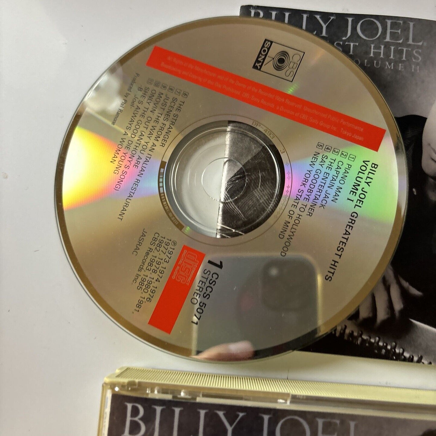 Billy Joel - Greatest Hits Volume 1 & 2 (CD, 1985, 2-Disc) Japan Cscs-5071-2
