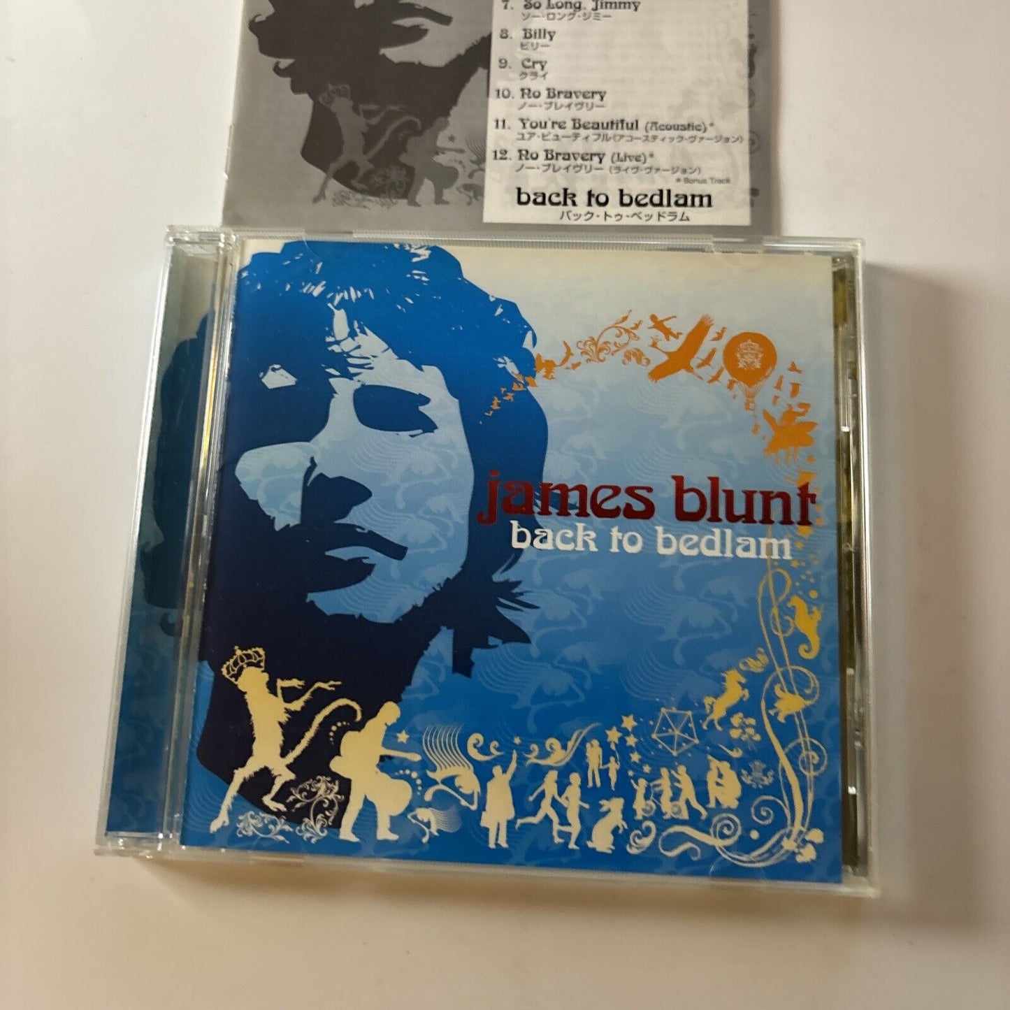 James Blunt - Back To Bedlam (CD, 2004) Japan Wpcr-12193