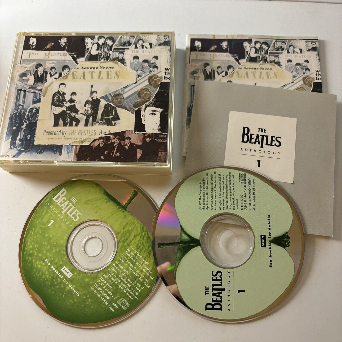 The Beatles - Anthology 1 (CD, 1995, 2-Disc)  Japan Tocp-8701-02