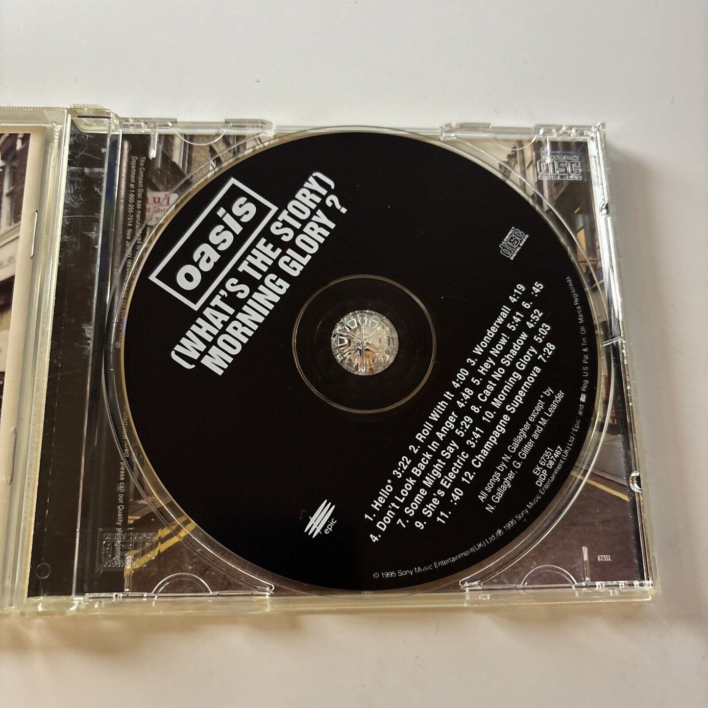 Oasis - (What's the Story) Morning Glory? (CD, 1995) Ek-67351 – Retro Unit