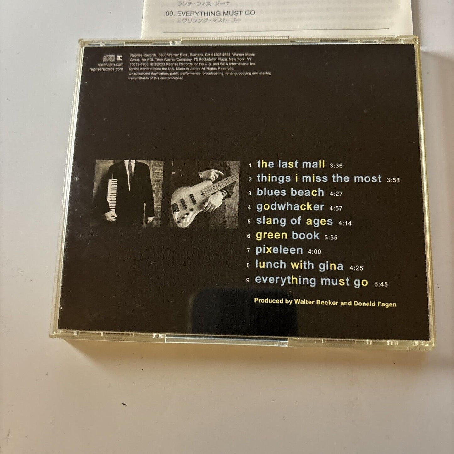 Steely Dan - Everything Must Go (CD, 2003) Japan Wpcr-11530